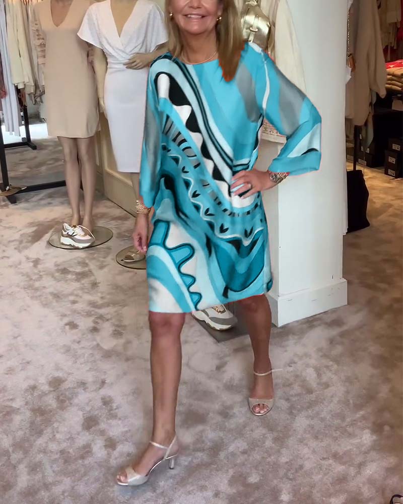 Amara | Abito Elegante con Collo Rotondo