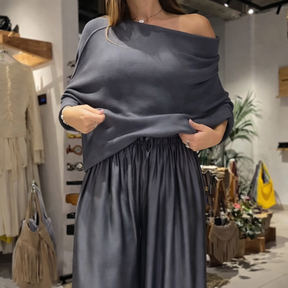 Gabriella | Completo Elegante Spalle Scoperte