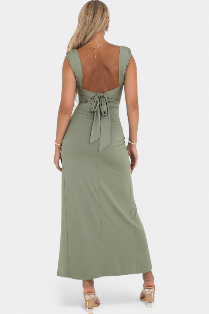 Lumena - Abito con Fiocco Elegante