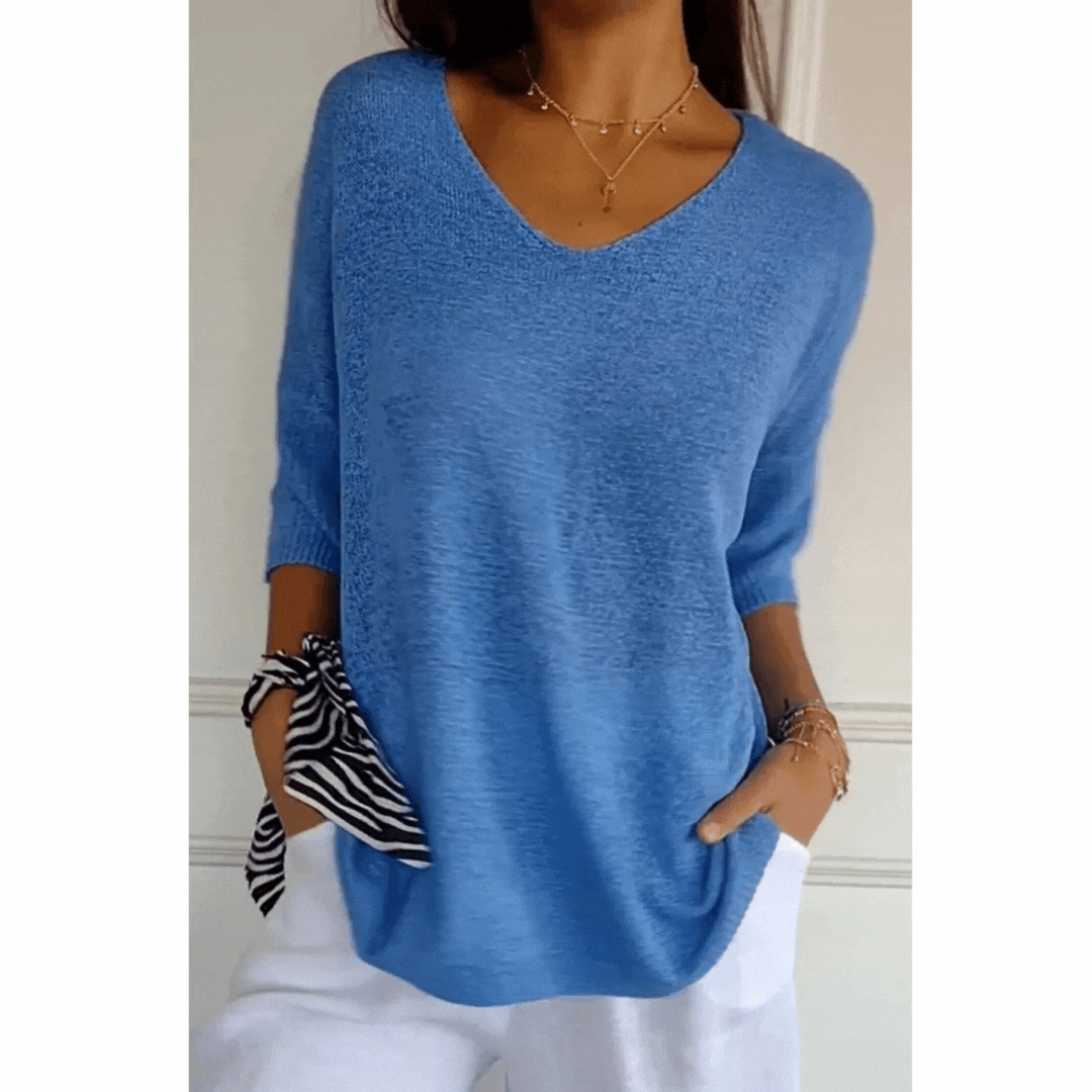 Giulia | Top intramontabile con scollo a V